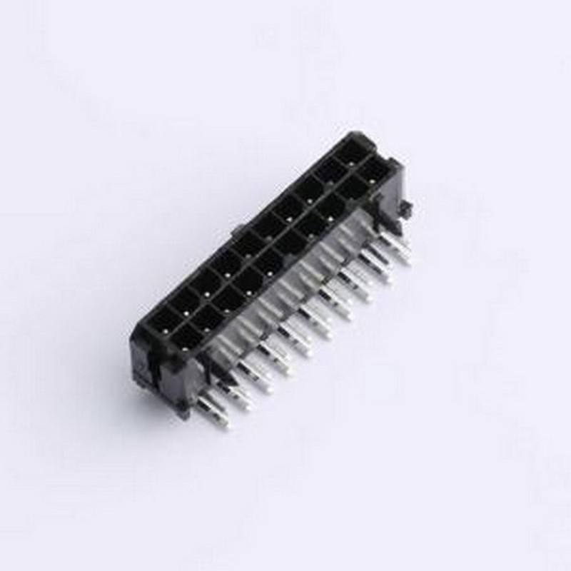 43045-20AWS 线对板针座 2x10P 间距:3mm 弯插 弯插,P=3mm