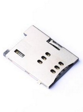 SIM-1001-P8 SIM卡连接器 自弹式 MiniSIM卡 卡座 SMD