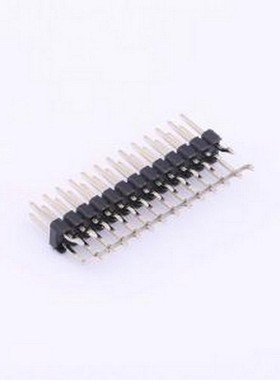 PZ254-2-13-WS 排针 2x13P 间距:2.54mm 方针 卧贴 黑色 SMD,P=2.