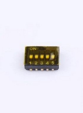THS105J 拨码开关 1.27间距 5P 拨码开关 轻触开关 SMD