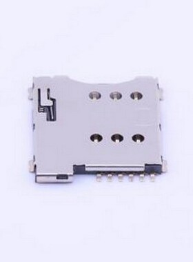 SMC-202-6 SIM卡连接器 自弹式 MicroSIM卡 卡座 SMD