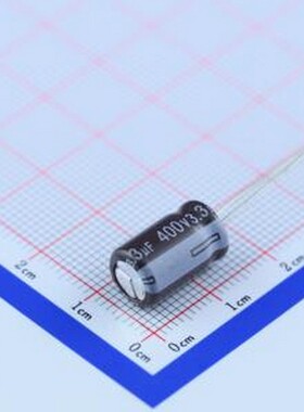 EGS2GM3R3F12OT 直插铝电解电容 3.3uF ±20% 400V 插件,D8xL12mm