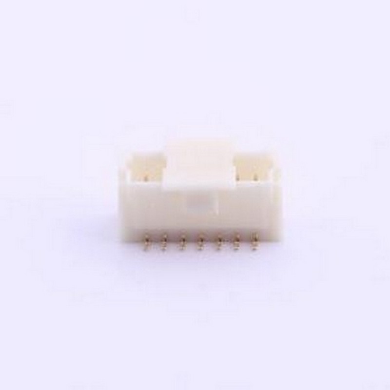 A1001WV-S-07PD01 线对板针座 间距:1mm 1x7P SMD,P=1mm