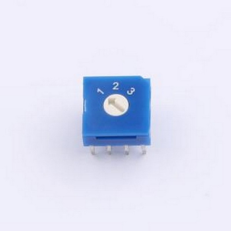RS8130H 旋转开关 旋转选择开关 1-3档 插件-8P,9.9x9.9mm