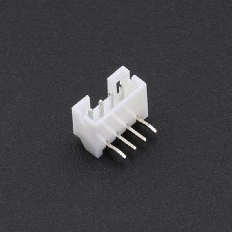 PH-4AWD 线对板针座 1x4P 间距:2mm 弯插 系列:PH 弯插,P=2mm