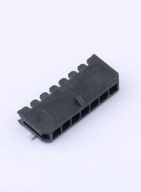 HC-MX3.0-7AWT-05 线对板针座 1x7P 间距:3mm 卧贴 黑色 SMD,P=3m