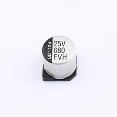 EFVH025ADA681M10B0 贴片型铝电解电容 680uF ±20% 25V SMD,D10x