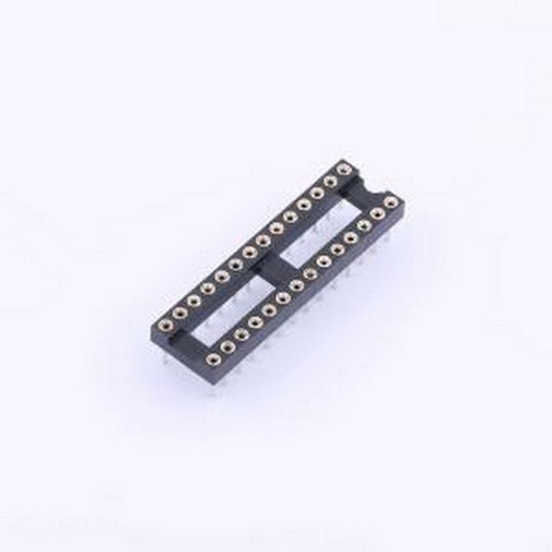 IC254V-12-28-0743 IC/晶体管插座 间距2.54mm P数:28P 圆孔 DIP-