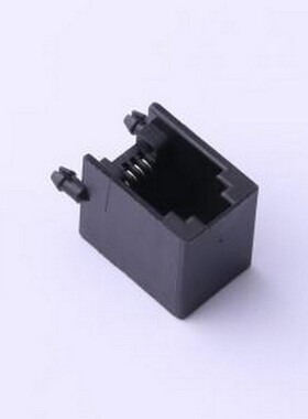 5501-4P4C-13MM 以太网连接器(RJ45 RJ11) 弯插 不带LED 插件