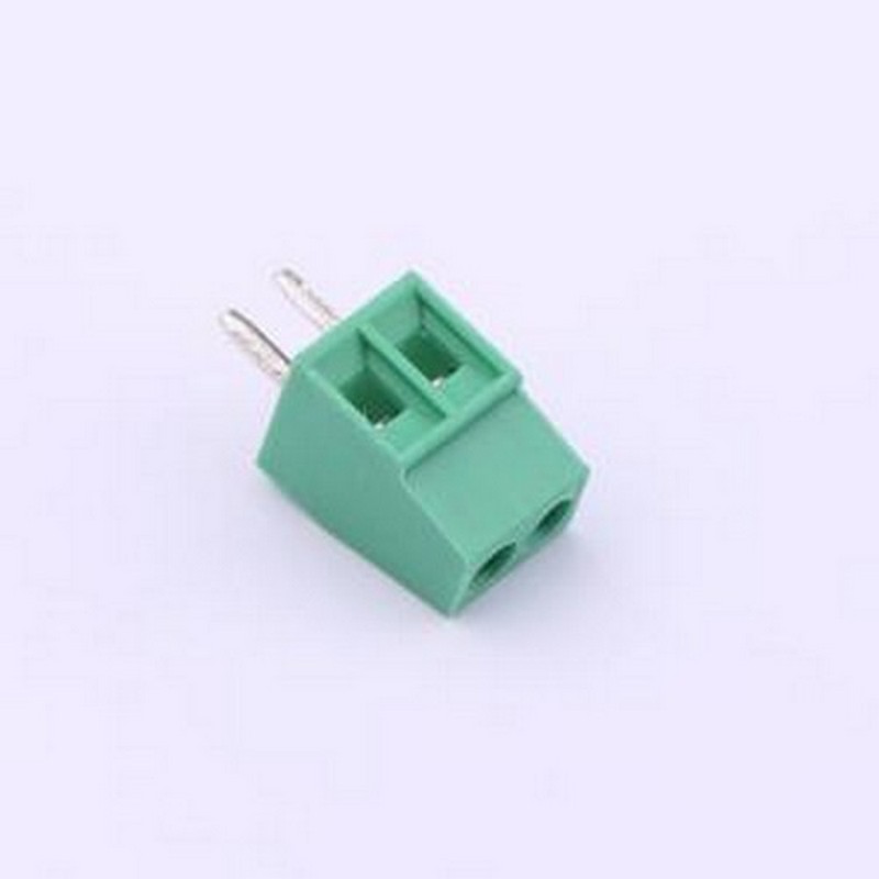 MX128-2.54-02P-GN01-Cu-Y-A 螺钉式接线端子 1x2P 2.54mm 直插
