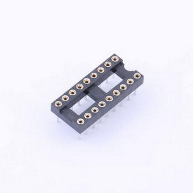 IC254V-12-18-0743 IC/晶体管插座 间距2.54mm P数:18P 圆孔 DIP-