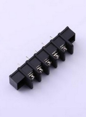 WJ35C-A-8.25-5P 栅栏式接线端子 间距P=8.25mm 5Pin位 中脚 黑色