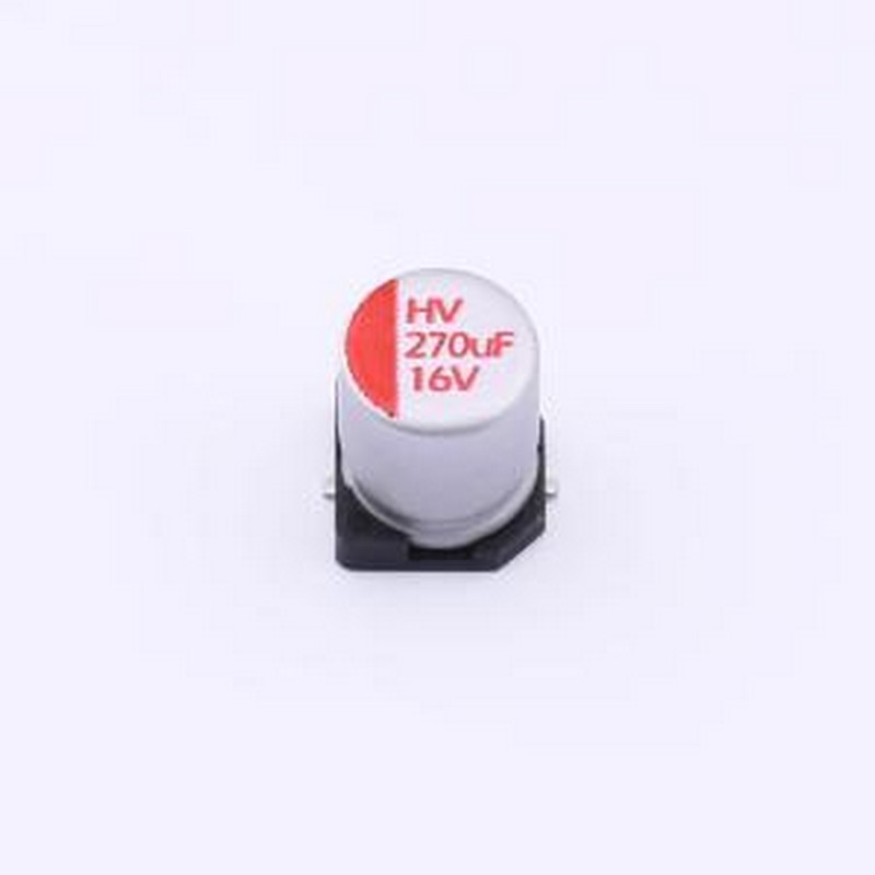HV1C277M0607PZ 固态电容 270uF ±20% 16V SMD,D6.3xL7.7mm