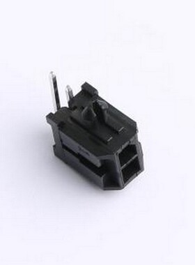 43045-2AWS 线对板针座 2x1P 间距:3mm 弯插 弯插,P=3mm