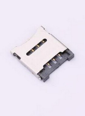 MICRO-SIM-006-H18 SIM卡连接器 翻盖式 MicroSIM卡 卡座 SMD