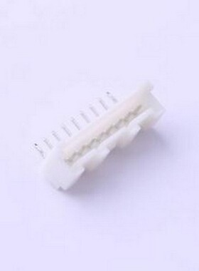 HX20018-9WA 线对板针座 1x9P 间距:2mm 弯插 白色 弯插,P=2mm