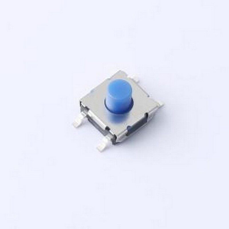 TS665PA 250gf 轻触开关 6.2*6.4*5mm 立贴平脚 轻触开关 防水 SM