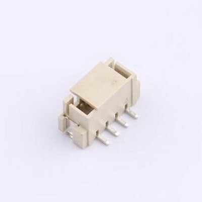 MXXH-2.54-04P-LG1-0-A 线对板针座 1x4P 间距:2.5mm 立贴 系列:X