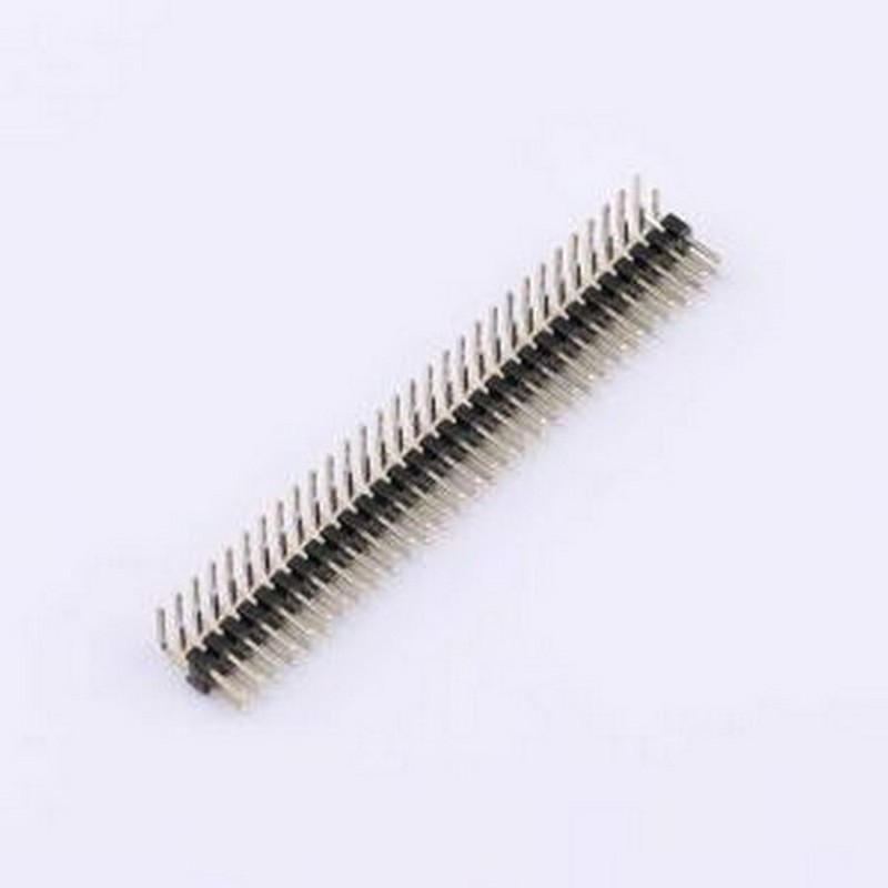 KH-2PH90-2X30P-L10.5 排针 2x30P 间距:2mm 弯插,P=2mm