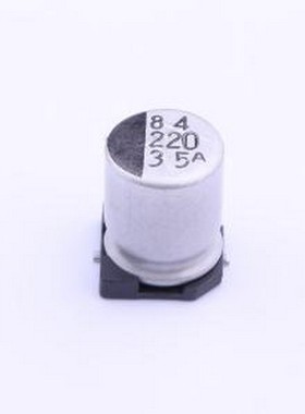 35CE220AX 贴片型铝电解电容 220uF ±20% 35V SMD,D8xL10.2mm