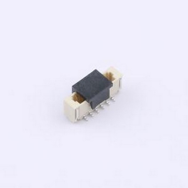 0.8-6PLT 线对板针座 1x6P 间距：0.8mm 立贴 SMD,P=0.8mm