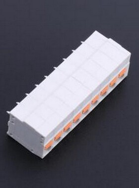 KF239-5.08-9P 弹簧式接线端子 1x9P 5.08mm 每排P数:9 排数:1 插