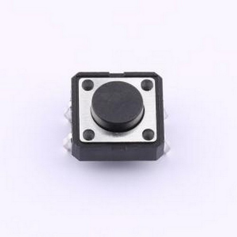 TS125CJ 250gf 009 轻触开关 12*12*5mm 立插 轻触开关 插件-4P,1