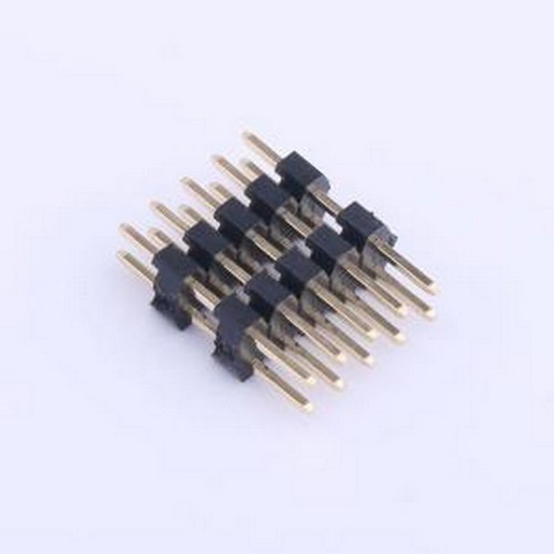 X4622WV-2X05I-C40D28-E60 排针 2x5P 间距:2mm 方针 插件,P=2mm