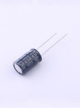 400ME4R7FC 直插铝电解电容 4.7uF 400V 插件,D10xL16mm