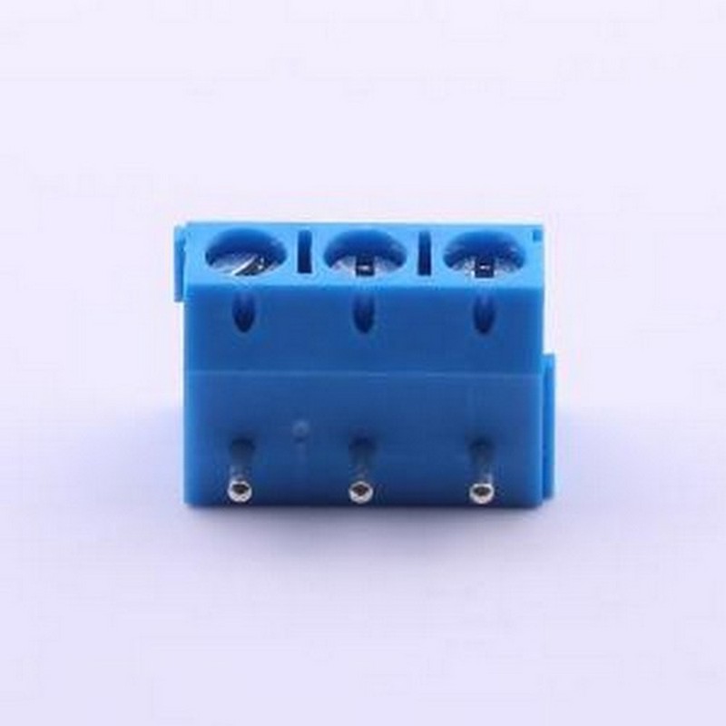DB301R-5.0-3P-BU-S 螺钉式接线端子 5mm 1x3P 排数:1 每排P数:3