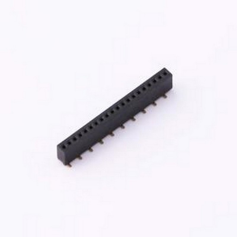 ZX-PM1.27-1-20PU-W 排母 1.27FH H4.3 1x20Pin SMT W2.1U型 PC3.