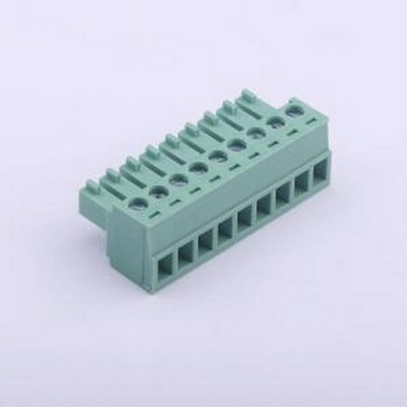JL15EDGK-38109G01 插拔式接线端子 1x9P 3.81mm 排数:1 每排P数: