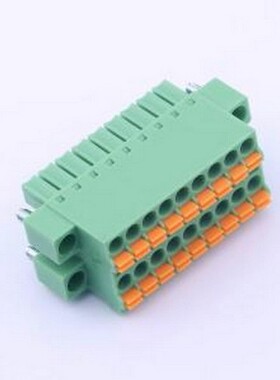 KF2EDGKNHM-3.5-2*9P 插拔式接线端子 螺丝固定 2x9P 3.5mm 排数: