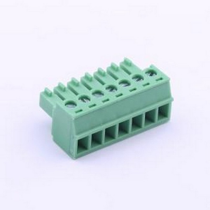 DB2EK-3.81-7P-GN-S 插拔式接线端子 3.81mm 1x7P 排数:1 每排P数