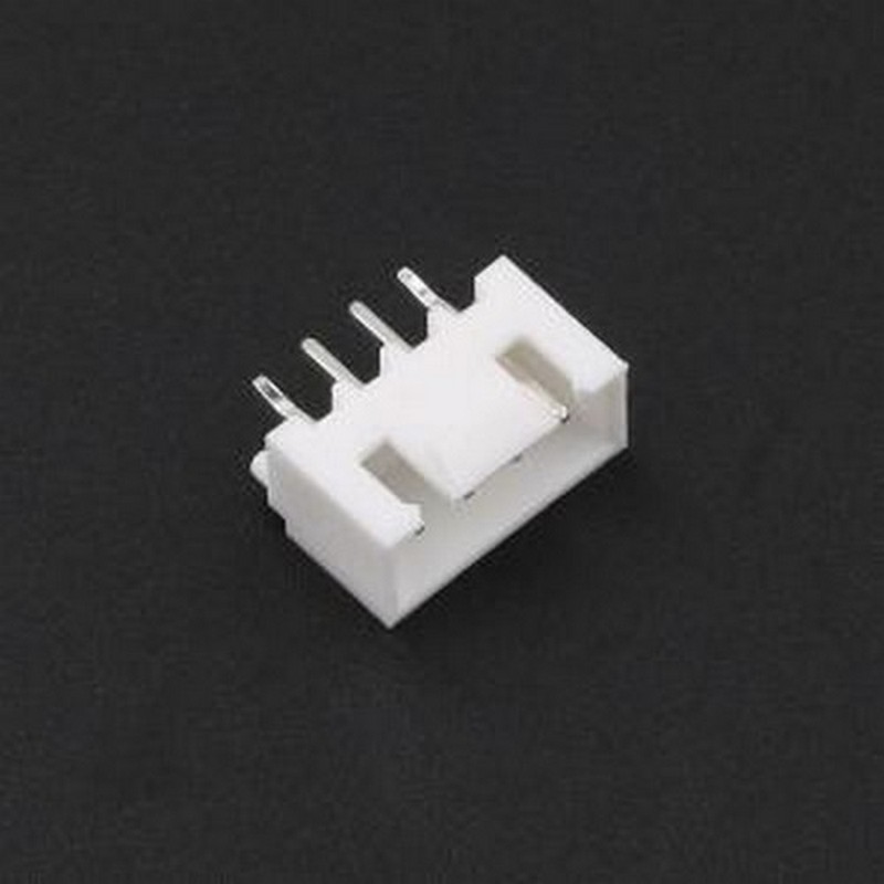 TJC3D-4AS 线对板针座 1x4P 间距:2.5mm 直插 插件,P=2.5mm