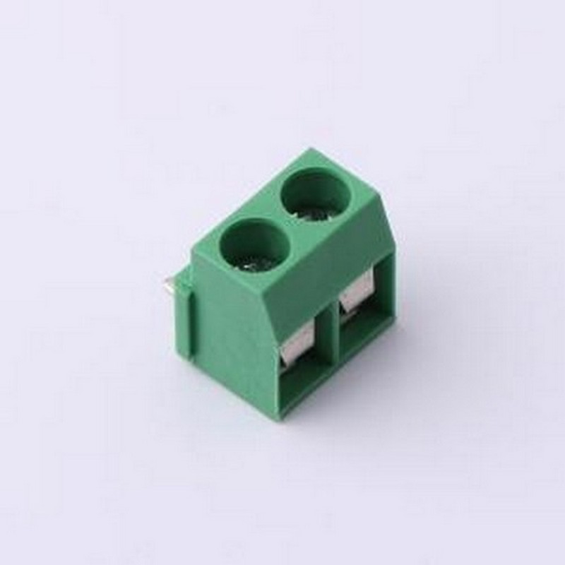MX126R-5.0-02P-GN01-Cu-S-A 螺钉式接线端子 1x2P 5mm 弯插 排数