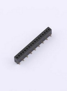 ZX-PM1.27-1-17PU-W 排母 1.27FH H4.3 1x17Pin SMT W2.1U型 PC3.