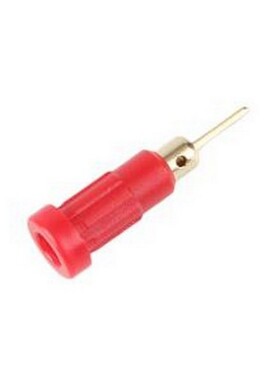 24.110.1 香蕉头/鳄鱼夹 2mm 嵌入式面板香蕉插座 红