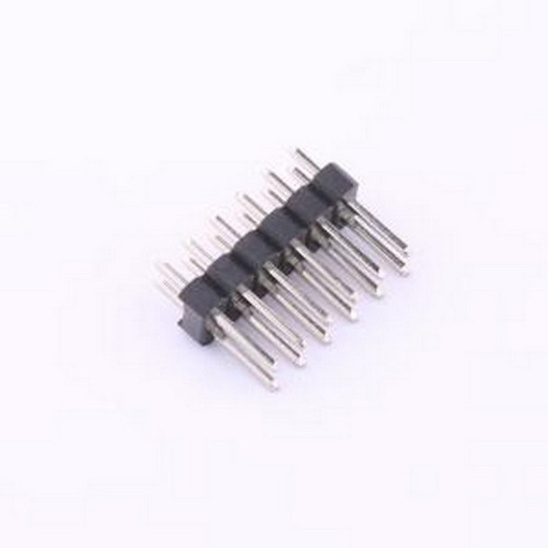 HB-PH8-25426PB2GOP 排针 间距:2.54mm 2x6P 直插 方针 插件,P=2.