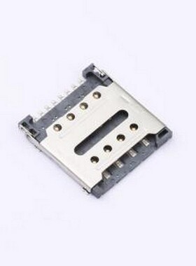 KH-SIM1616-8PIN SIM卡连接器 翻盖式 MicroSIM卡 卡座 SMD