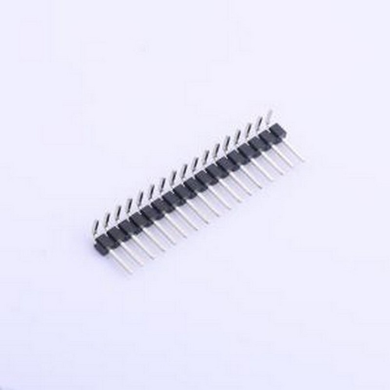 KH-2.54PH90-1X17P-L13.8 排针 间距:2.54mm 1x17P 弯插 方针 弯