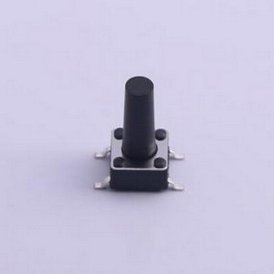 TS-1002S-12526C 轻触开关 6*6*12.5mm 立贴 轻触开关 SMD,6x6mm