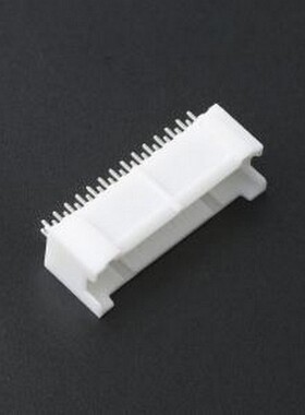 KH-A2015-2X14A 线对板针座 间距:2mm 2x14P 白色 插件,P=2mm