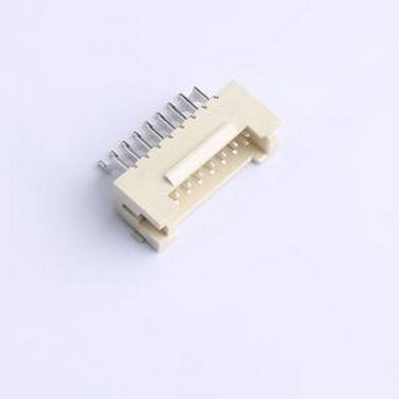 M2026RS-2X08P 线对板针座 针座 PHB2.0mm带扣 卧贴 镀锡自然色 2
