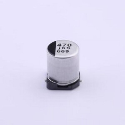 EEEFKJ471XSP 贴片型铝电解电容 470uF ±20% 6.3V SMD,D6.3xL7.7