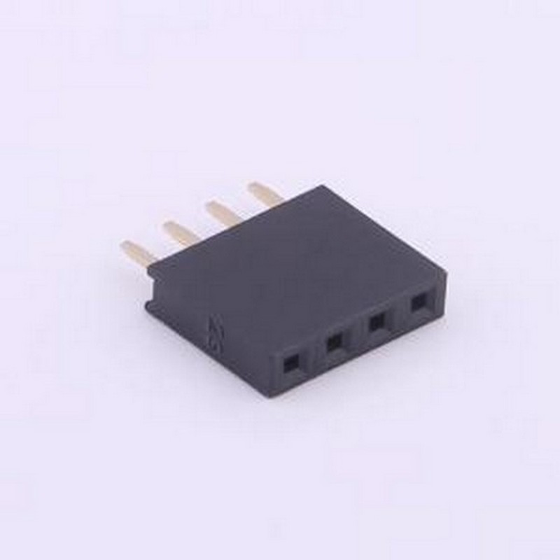 X6511FV-04-C85D32 排母 间距:2.54mm 1x4P 直插 插件,P=2.54mm