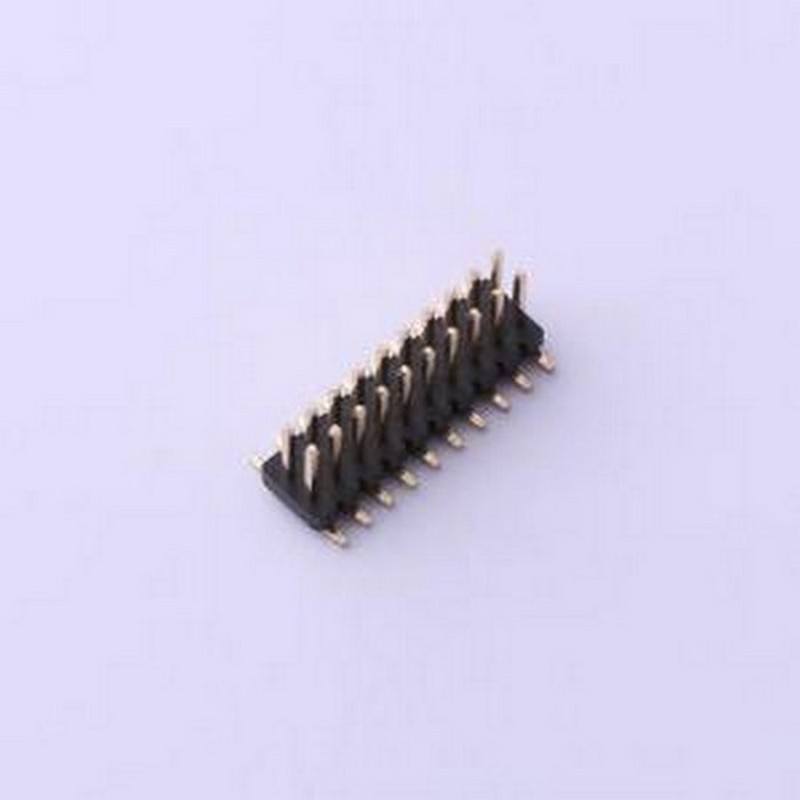 X1321WVS-2x10J-C40D53 排针 2x10P 间距:1.27mm 方针 SMD,P=1.27