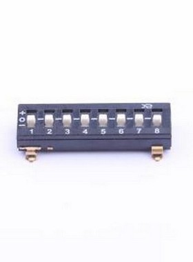 DSDT08LSGET 拨码开关 8位三态拨码开关 SMD-10P,7x21.8mm