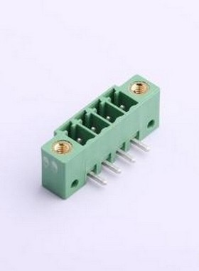 1827884 插拔式接线端子 3.81mm 1x4P 排数:1 每排P数:4 螺丝固定