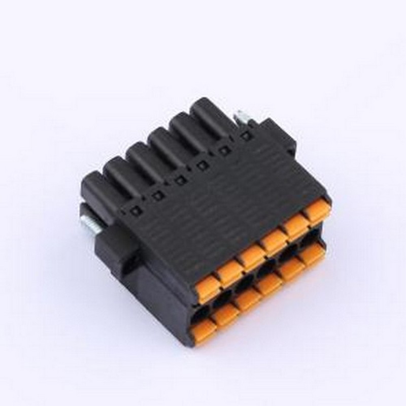 JL15EDGKNHM-35006B01 插拔式接线端子 2x6P 3.5mm 排数:2 每排P